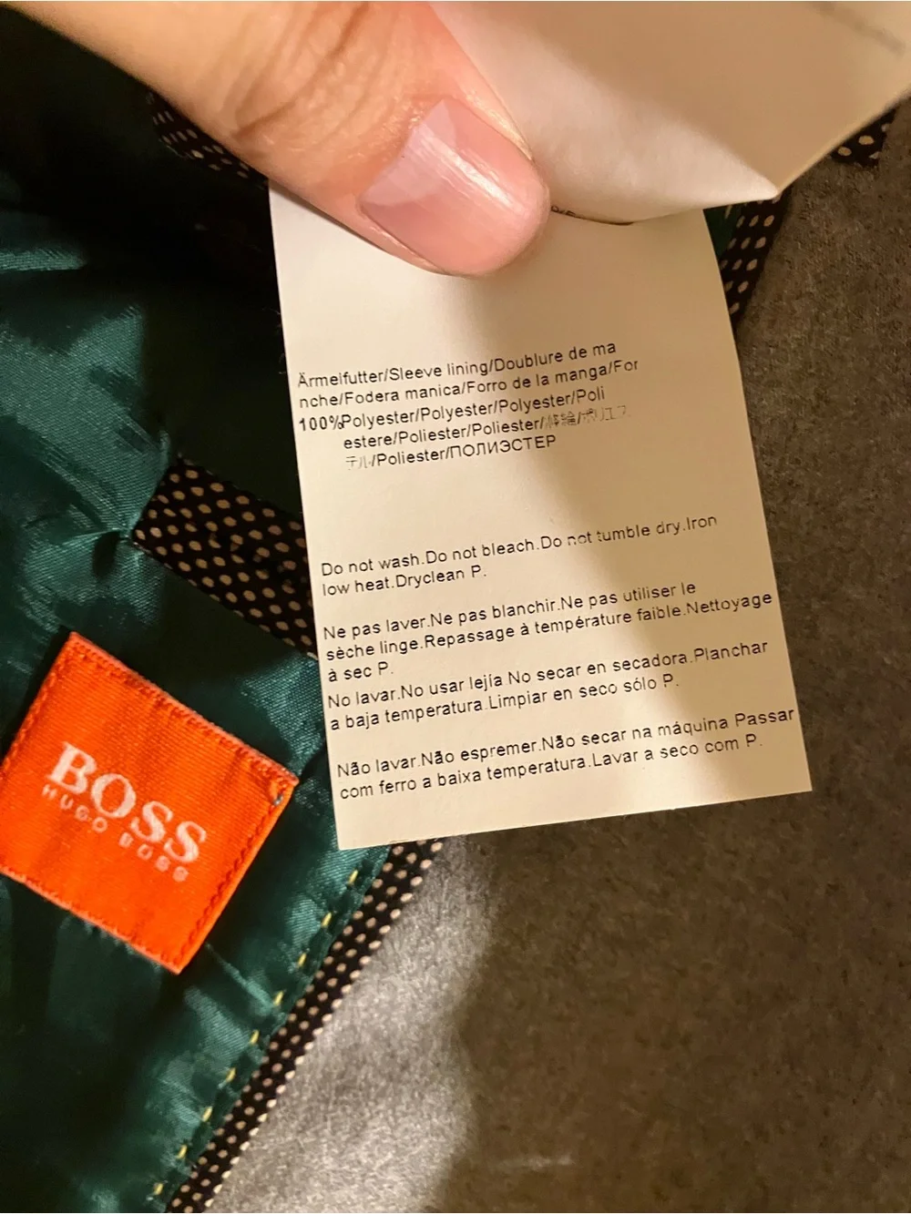 Boss Hugo Boss Light Gray 2 Button Suit Jacket Slim Fit 42R Otso Simo Blazer